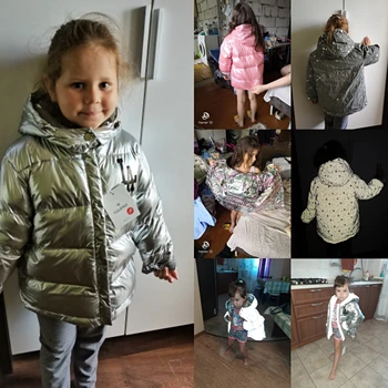 Copii jacheta cu gluga de iarna de cald îngroșa purta pe ambele părți salopete pentru copii pentru copii jachete pentru fete toddler boys haina