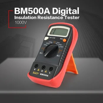 BM500A Digital Megger Multimetru Voltmetru 1000V Auto Gama Rezistență Izolație ohm Metru Tester măsurătorile cu megaohmetrul LED indicator