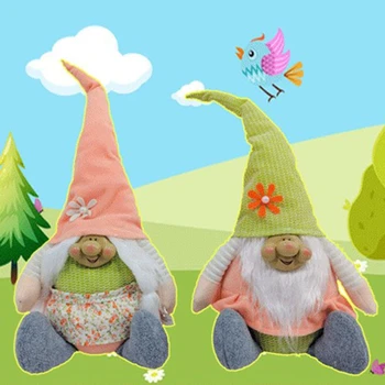 Iepurașul De Paște Gnome Spring Holiday Home Decor De Pluș Manual Iepurele Suedez Třmte Elf Ornamente