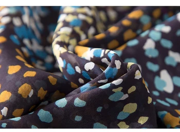 SuyaDream Femei Bluza din Matase REALE MĂTASE GEORGETTE Tipărite V Gât Bluza Dantela cu Mâneci Lungi Tricou 2020 Primavara Toamna Top
