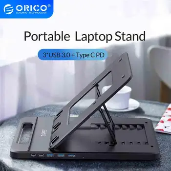 ORICO Universal Tableta Laptop Suportul 3 Porturi USB3.0 Docking Station cu Titularul PD Încărcare Pentru iPad, iPhone, Tableta, Laptop