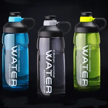 Noi 2000ml 2 litri Unbreable BPA Free Sticla de Apa de Plastic Tabără drumeție Alpinism, Sport de Fitness, Pescuit sticla de Apa
