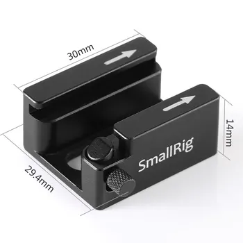 SmallRig Rece Pantof Adaptor de Montare cu Anti-off Buton Pentru Camera Cage/Monitor/Mânerului/Plăcii Cu 1/4