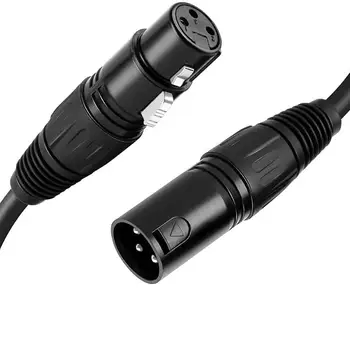 MAXCURY XLR Cablu Karaoke Microfon Sunet de Tun Mufa Cablului XLR Extensia Mikrofon Cablu pentru Audio Mixer Amplificatoare Cablu XLR