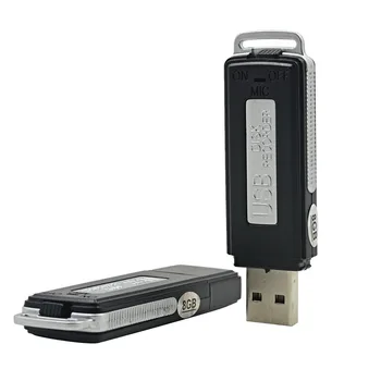 CHIPAL Original 8GB Reîncărcabilă Mini Dictafon 70Hr WAV Audio Stilou Digital USB Reportofon Gravador de voz Profesionale