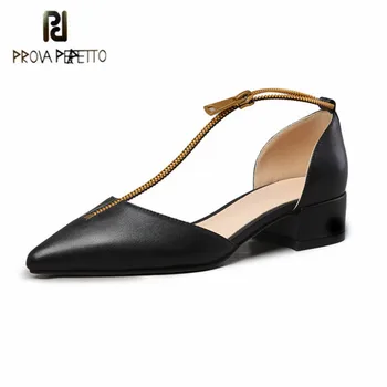 Prova Perfetto Individuale cu fermoar Pantofi de Femei de Moda a Subliniat Deget de la picior Toc mic Doamnelor Pantofi de Înaltă Calitate din Piele pantofi Office
