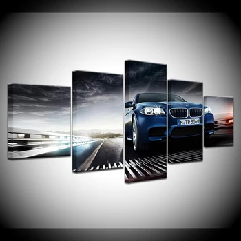 5 Bucată HD Imprimare Auto BMW Poster Decorativ Modern Tablou Canvas Wall Art Imaginea Acasă Decorare Camera de zi Panza Pictura