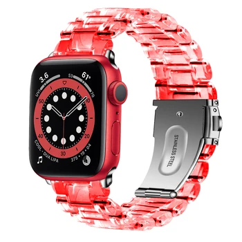Pentru apple watch band 6 seria 5 4 3 se 44mm curea 40mm 42mm 38mm Bratara pentru apple watch se iwatch benzi transparente correa