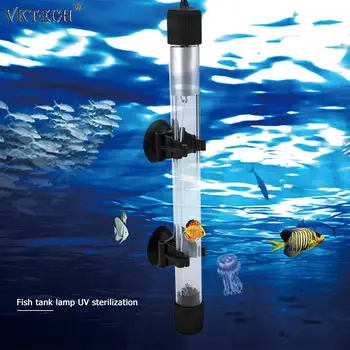 9/11/13W Acvariu Sterilizator UV Lumini Rezervor de Pește Lampă cu Ultraviolete Submersibile Bactericid Dezinfecție Filtru de Apa Purificator