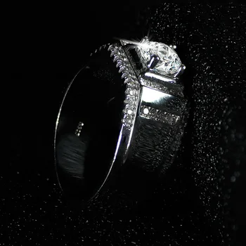 Originale produse solide argint 925 nunta logodna inel barbatesc pentru bărbații de sex masculin deget de bijuterii r4488s