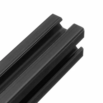 500mm Lungime Negru Anodizat 2020 T-Slot Profile de Aluminiu Extrudare Cadru Pentru CNC