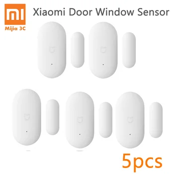 5PCS Original Inteligent Mini Mijia Xiaomi MI Ușă Fereastră Senzor pentru Xiaomi Suite Dispozitiv Smart Home Kituri de la Distanță Sistemul de Alarmă