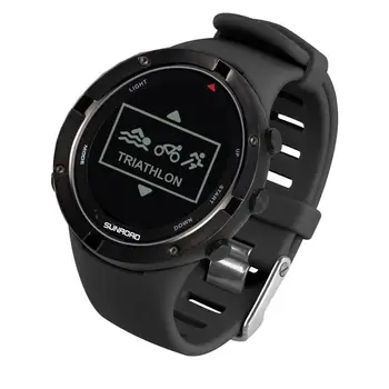 Sunroad ceas pentru sport cu GPS heart rate altimetru digital ceas de mână inteligent apei rezistent la apa Usb de Încărcare în aer liber, Înot Run