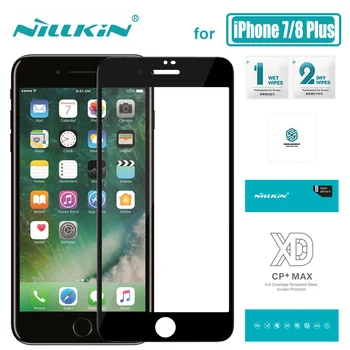 Pentru iPhone 8 7 Plus Sticla Nillkin XD CP+ Max Acoperire Completă 3D Temperat Pahar Ecran Protector pentru iPhone 8 7 Plus Nilkin Sticlă Flim