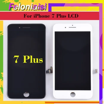 10buc/lot Pentru APPLE iphone 7 7G iphone 7 Plus Ecran LCD de Pantalla monitor Touch Screen, Digitizer Inlocuire LCD