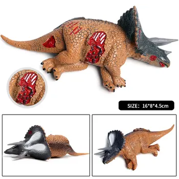 Oenux Jurassic Preistoric Simulare Dinozaur Triceratops Carcasei Dinozauri Cadavru Model Figurine De Acțiune Brinquedo Jucărie Pentru Copii