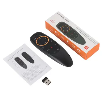 G10 Voce de la Distanță de Control 2.4 G Wireless Air Mouse Microfon, Giroscop IR de Învățare pentru Android tv box PRO H96Max X96 mini
