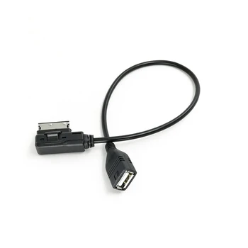 AMI pentru Cablu USB de Muzică mass-Media în Adaptor pentru VW Golf, Jetta, Audi A3 A4 A5 A6 A8 Q5 Q7 Q8 A4L A6L
