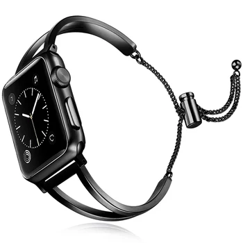 Ceas de accesorii pentru apple watch band 40mm 38mm 44mm 42mm iwatch apple watch 5/4/3/2/1 din otel inoxidabil bratara din metal watchband