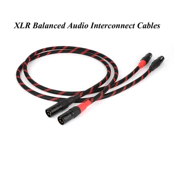 Pereche x41807 5N Cupru OCC Echilibrate XLR Audio, Cabluri de Interconectare cu NEUTRIK XLR Plug
