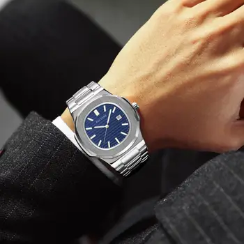 PINTIME 2020 Mens Ceasuri de Top de Brand de Lux cu Aur de Oțel de Afaceri Ceas Barbati Sport Impermeabil Ceas Relogio Masculino Reloj Hombre