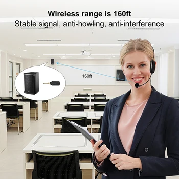 NOI SHIDU UHF Wireless Căști cu Microfon Handheld Mic Sistem Portabil 3.5/6.5 mm Plug Receptor Pentru Voce Amplificator Difuzoare U8