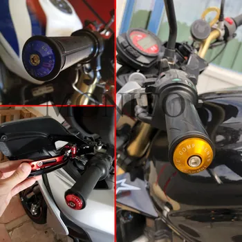 Universal Motocicletă Mâner Capete Bara motocross Ghidon Grip Plug Capac Pentru Honda CBF1000 CF750 VFR750 VFR800 VTR1000F CB599