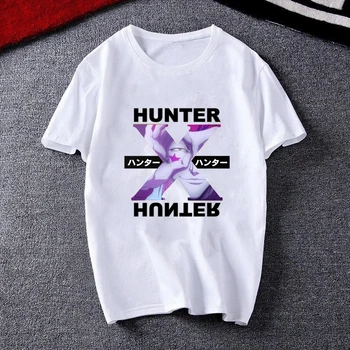 Vara topuri pentru femei T-shirt Kawaii Unisex Anime Hunter X Hunter Tricou Desene animate grafic t shirt Echipajul Gât Teuri Harajuku topuri