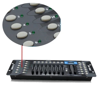 192Ch Wireless consola DMX 512 DJ Controler de Sistem Etapă în Mișcare Cap Lumina Consola 192 Canale DMX512 pentru Echipamente Disco