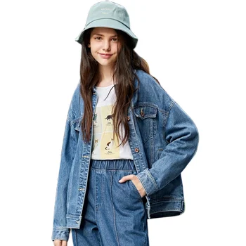 SEMIR Denim sacou femei de moda toamna rever liber supradimensionate tendință jacheta Hong Kong chic din bumbac