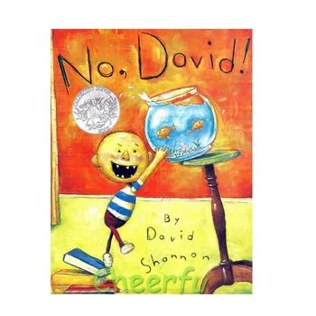 6 cartea lui David Shannon-David, Devine în Necazuri, David Merge la Școală Cognitive copii Povestea engleză Lectură Carte cu poze