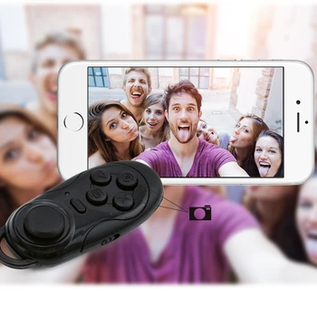 Wireless Bluetooth de la Distanță Controler Gamepad Mouse-ul Pentru Ipad Samsung Pentru Iphone Android/iOS, Tableta, Telefon, PC Camera Selfie de Declansare
