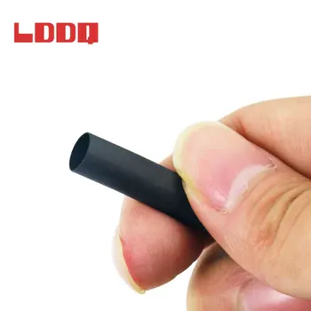 LDDQ 328pcs negru psihiatru de Căldură tub contractibil Sleeving Sârmă Folie Auto Cablu Electric Tub kituri de Izolare Termocontractibile Tub