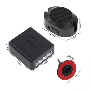 4 Negru / Argintiu / Alb 16,5 mm Auto Originale Plat Senzor de Parcare Auto VideoParking Senzor Inversă Backup Radar Sunet de Alarmă Buzzer