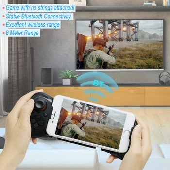 MOCUTE 058 Wireless Bluetooth Controler de la Distanță Pentru iPhone PUBG de Control Pentru IOS, Android Smartphone VR Gamepad Joystick
