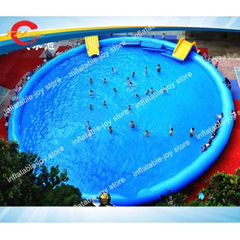 Comerciale copii și Adulți, piscină gonflabilă,10m/15m/20m diametru parc de distracții gonflabile, gonflabile piscina cu apă