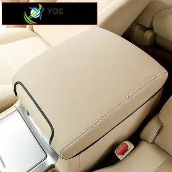 1buc pentru Toyota Land Cruiser 2008-2019 Drumul Central Cotiera Piele Box Caz LC200 Cotiera Cutie Mat Interior Modificarea