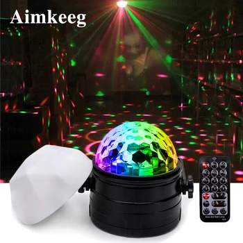Etapa Lumina LED 3W Disco DJ Party Laser Proiector Decor de Crăciun Mini Minge Lampa de Bal, KTV Performanței Profesionale de Iluminat