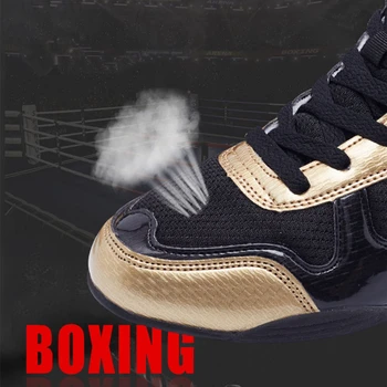 Profesionale De Lupte Wrestling Adidași Respirabil Box Cizme Ușoare De Arte Martiale Taekwondo Sanda Pantofi De Formare F1053
