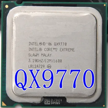 Intel Core 2 Extreme QX9770 qx9770 12M Cache, 3.2 GHz, 1600 MHz FSB LGA775 Desktop CPU corect Procesor Desktop transport gratuit