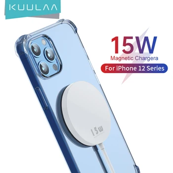 KUULAA 15W Magnetic Wireless Încărcător Pentru iphone X 11 12 Pro Max Mini Pentru Magsafe Aock Rapid de Încărcare Pad Pentru Huawei Telefon Xiaomi