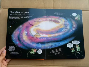 Usborne Vedea în Interiorul universului de Învățământ limba engleză 3D clapa Cărți cu poze pentru Copii Copilarie cadou Pentru copii libros