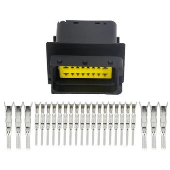 24 Pin Conector de sex Masculin Modificat Cablaj Conector Plug cu Terminal DJ7241A-1.5-11 24P Conector