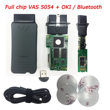 ANGILA 5.26 SAV 5054A OKI M6636B Bluetooth Plin Cip pentru v w Mașină de Diagnostic VAS5054A dois Auto Scanner pentru Ho-da Jucărie-ta navă rapidă