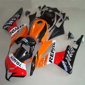 H-de înaltă calitate de culoare roșu-portocaliu negru piese de motociclete de injecție carenajele kituri pentru 600 RR carenaj set 07 08 CBR 600RR CBR 600 R
