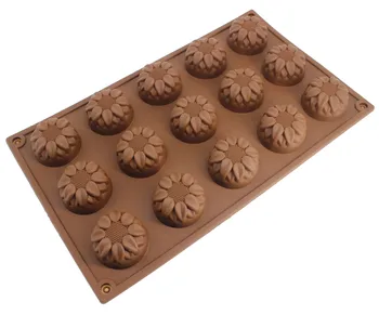 DIY Silicon de Floarea-soarelui Tort Matrite de Ciocolata Mucegai Silicon Săpun Mucegai FDA Ușor de Decofrare D617