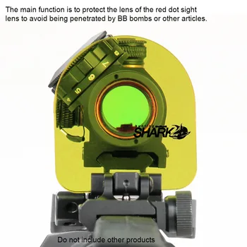 PPT Vânătoare Riflescopes Obiectiv Protector Red Dot domeniul de Aplicare de Acoperire Pentru a se Potrivi 20MM Feroviar HS33-0073