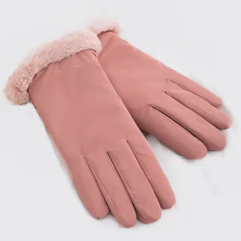 Femei Iarna Mănuși de Catifea Sunt Vânt Cald și Mănuși Negre din Piele Mănuși de Degete Mănuși pentru femeie Disposible