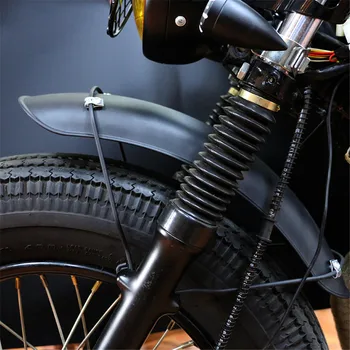 Negru Motocicleta Retro Fața Motocicleta Fender Apărătoare de noroi Universale Capac Protector pentru Harley Honda Yamaha Suzuki Cafe Racer