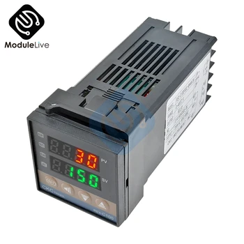REX-C100 Digital PID LCD Releu Solid state Termostat Controler de Temperatura Temperatura Cu Termocuplu de Tip K Heaksink